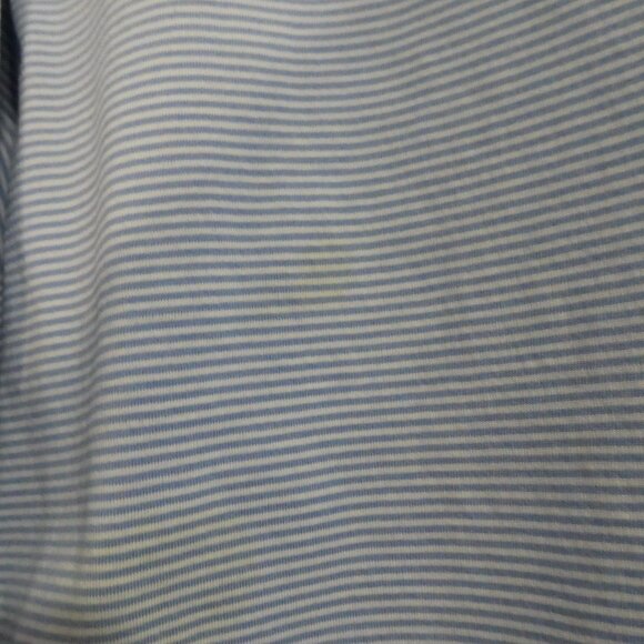 TOMMY HILFIGER - Golf | xl - extra large | Light Blue and White Stripe Polo Top - Picture 15 of 15